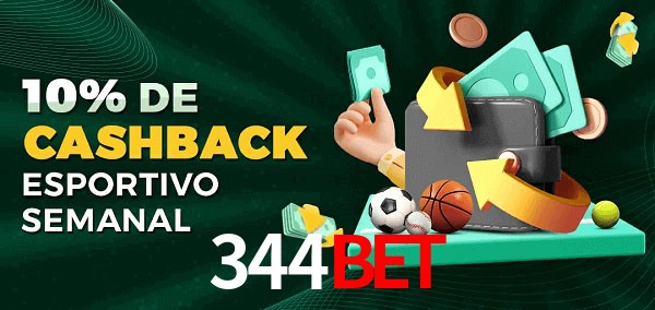 10% de bônus de cashback na 344bet